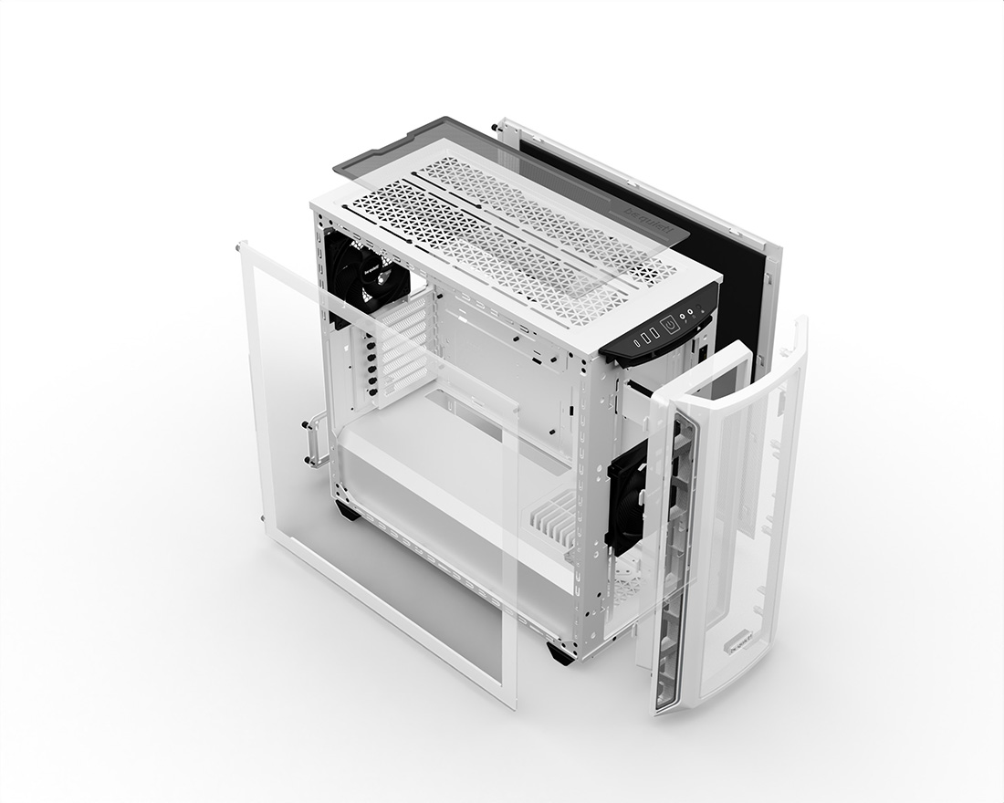 SHADOW BASE 800 DX | White silent PC cases from be quiet!
